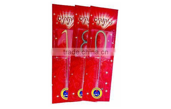0-9 Number Shape Sparkler fireworks