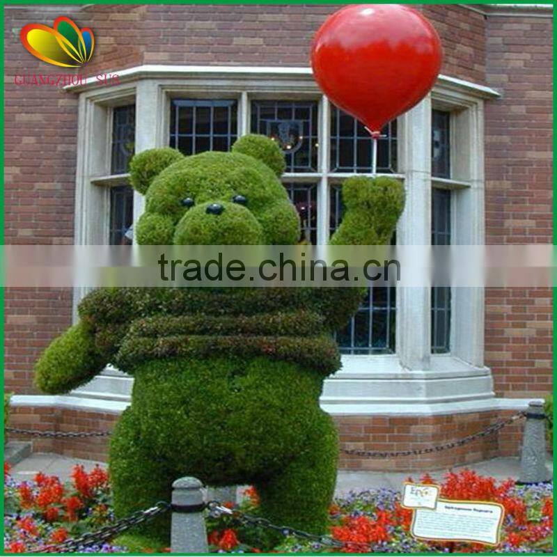 2015 novelty china artificial animal topiary for garden decor