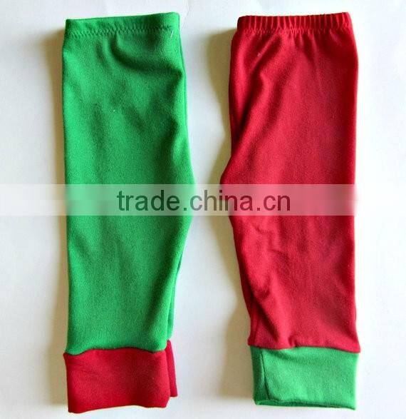 100% cotton kids christmas pyjamas pants red/green