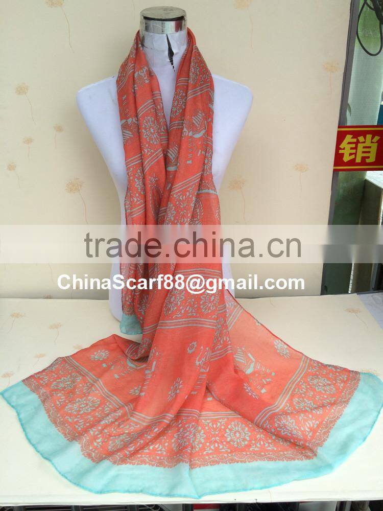 Wholesale ethnic pattern aztec infinity scarf