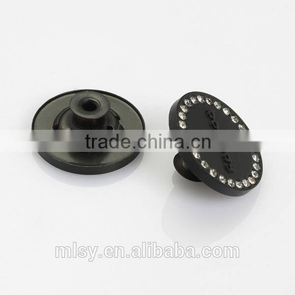 Custom Rhinestone Jeans Rivet Buttons For Garment