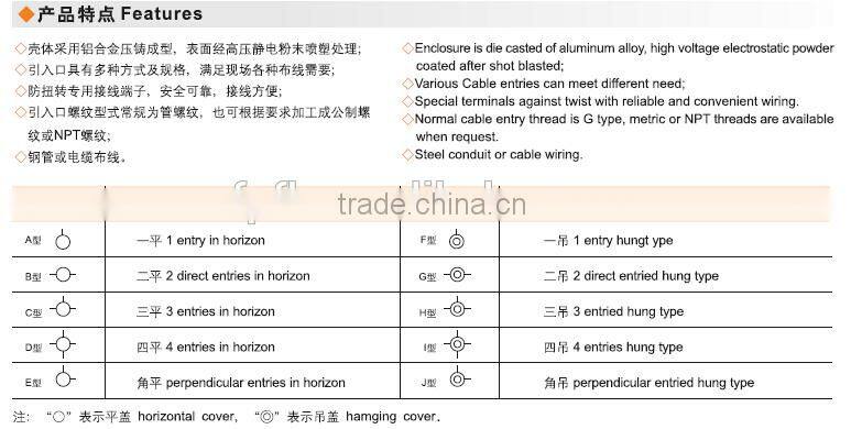 AH explosion proof universal fittings pull box