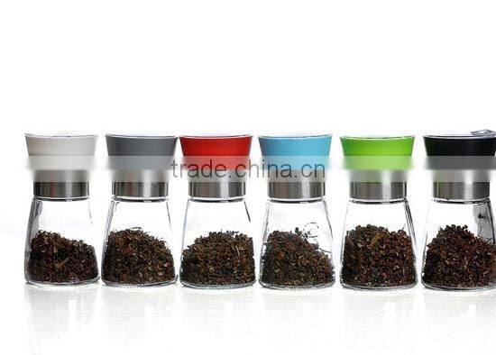 glass condiment storage containers cruet bottle