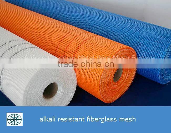 blue,white,yellow color fiberglass mesh fibric for building wall