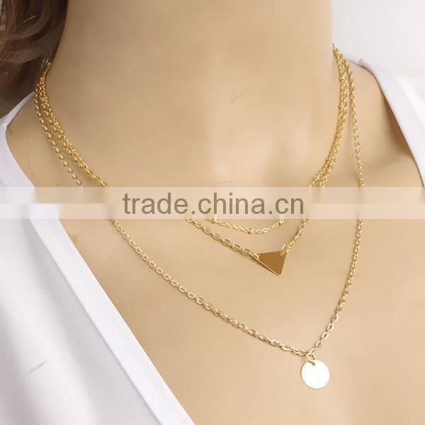 gold teenage jewelry fashion alloy necklaces jewelries