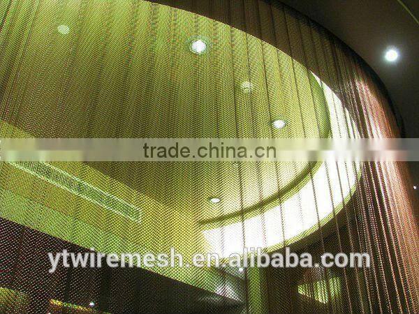 HIHG TECH metal curtain mesh/aluminum alloy chain link curtain