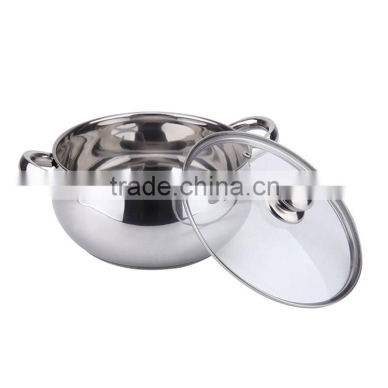 fashion double bottom stainless steel soup pot & stock pot