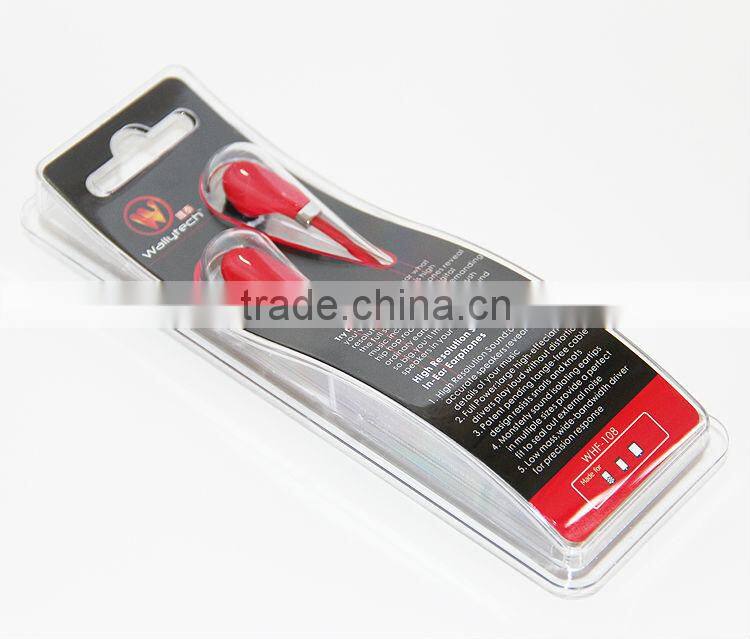 High end metal shell TPE cord Earphone for iphone