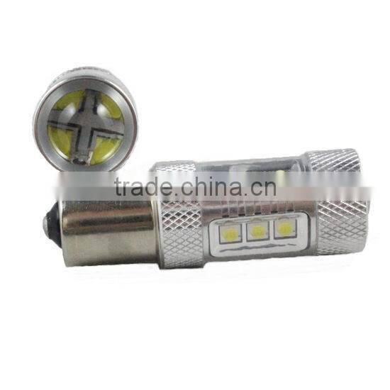 accessory for auto car led fog light 80w 16 smd 3528 fog lamp drl bulb ba15s daytime running light