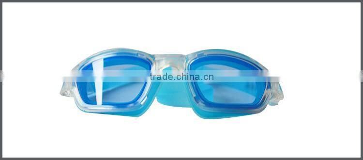 The best price low MOQ safety and comfortable anti UV silicone swimming goggles