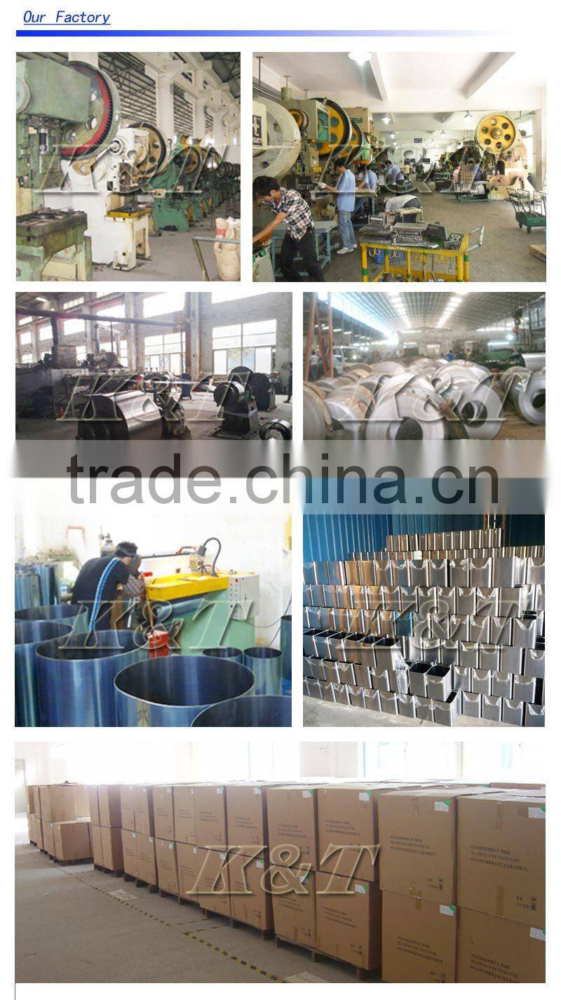 modern colorful stainless steel bread box