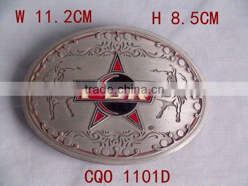 Metal Skeleton Head Bell Buckle