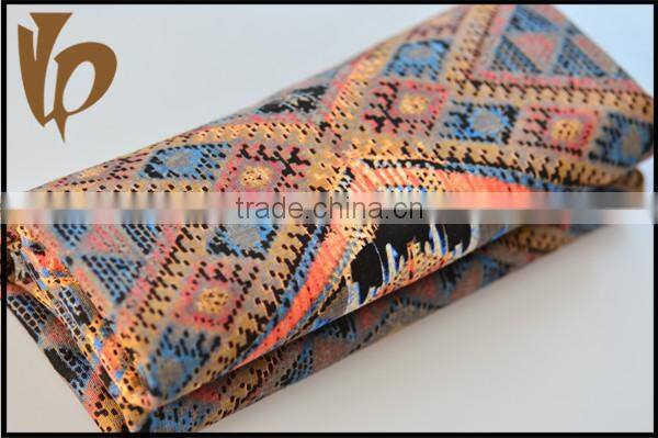 high fashion linen viscose printing upholstery fabric in argyle design