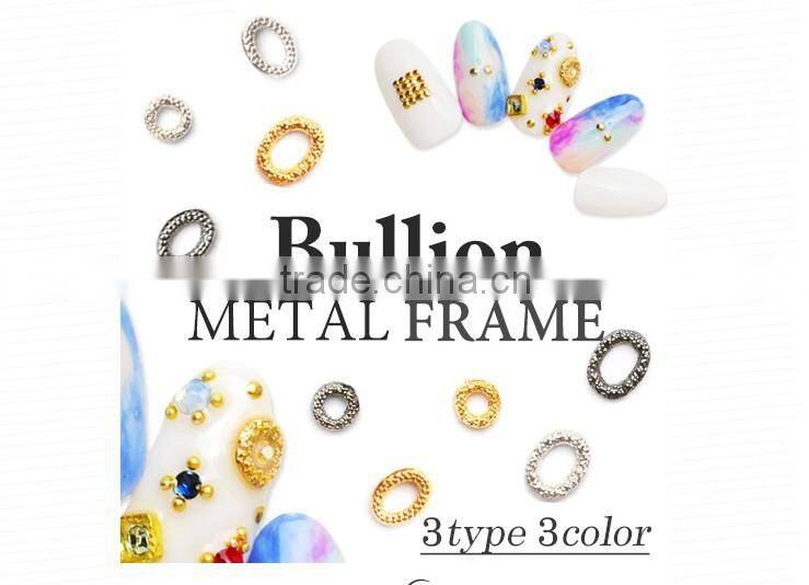 2016 popular 3D Finger Nail Decoration 3d Metal Nail Art , alloy nail art accessories