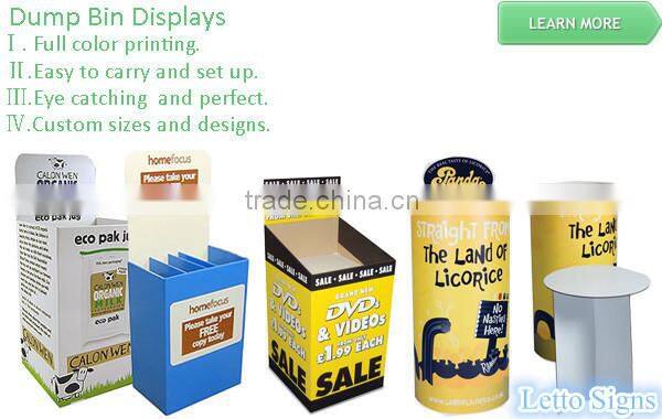 Hot sale special lamb cardboard display stand