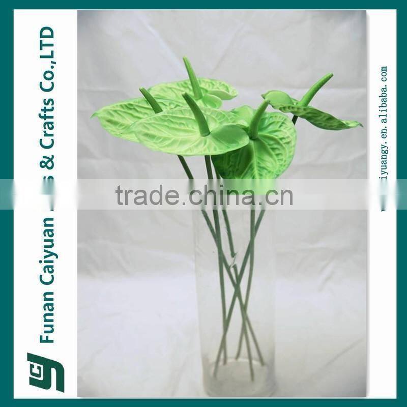 Anthurium real touch handmade decorative artificial flower