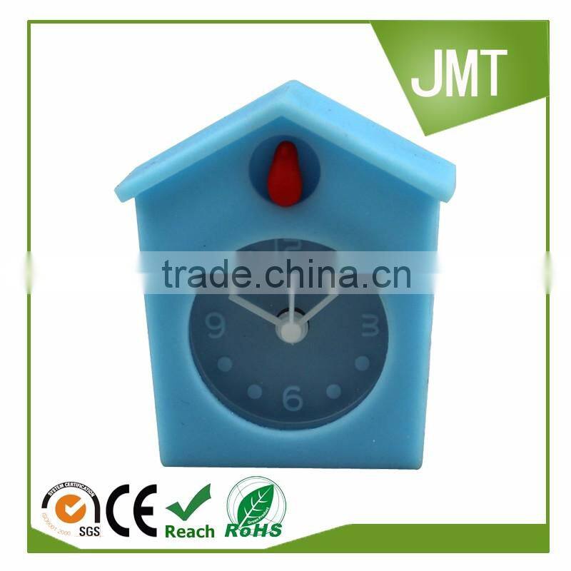 Home decoration desk silicone promotional clock