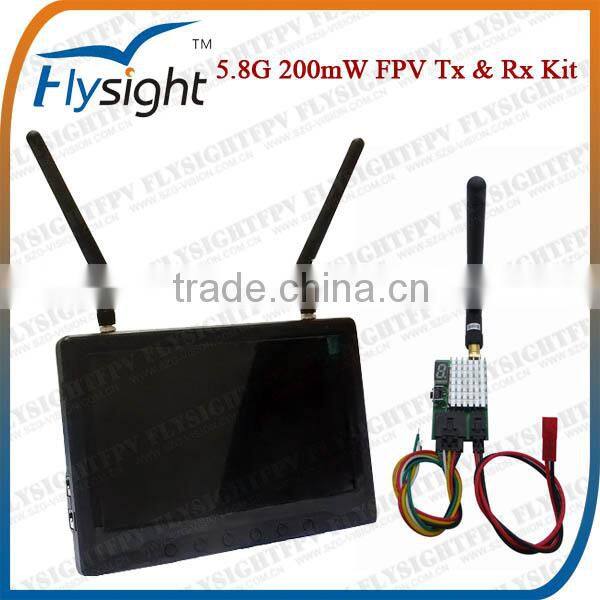 D669 7" 5.8GHz FPV Diversity Wireless LCD Monitor and Transmitter Kit for Gopro Quadcopter