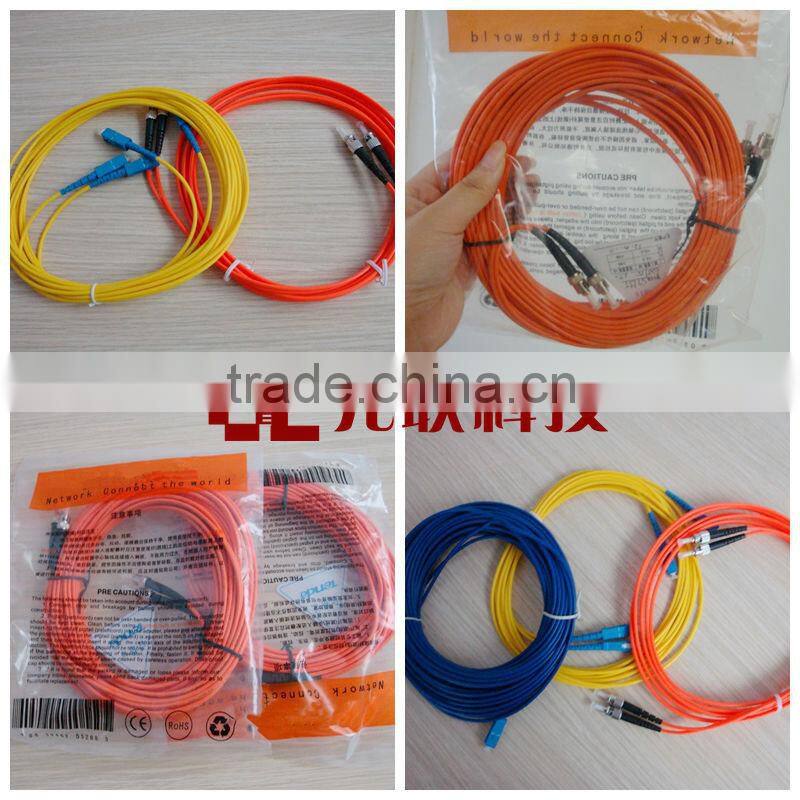 Low insertion loss SC-SC/SM/ sc optical fiber patch cord 3m
