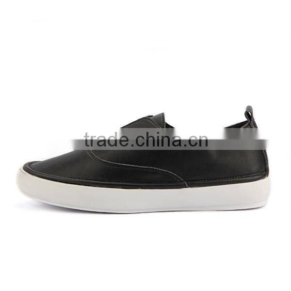 Fashion footwear skateboard shoes calf leather girl loafer shoes european trendy leather casual shoes for ladies