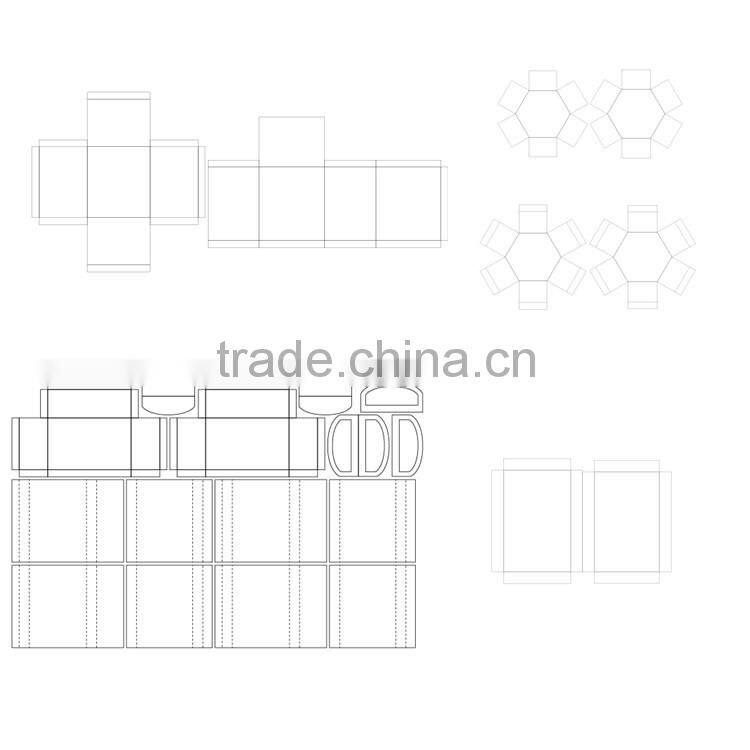 2015 Top-selling Recyclable White Cardboard Cake Box