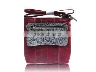 Side bag, Unisex bag for travelling, real leather travel bag side bag, sling bag with zipper pocket