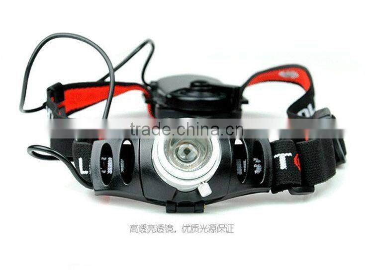 Super Bright 500 Lumen Q5 LED Headlamp Headlight Zoomable for Camping Hiking Cycling Climbing