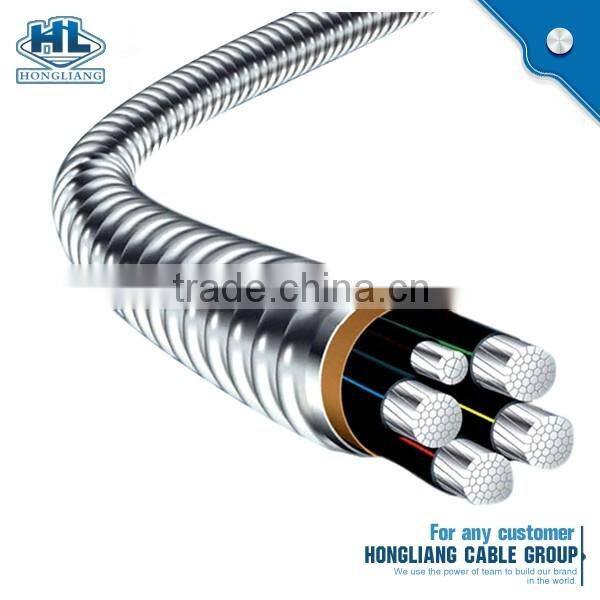 AL/Cu interlocked armored cable steel armored electric cable