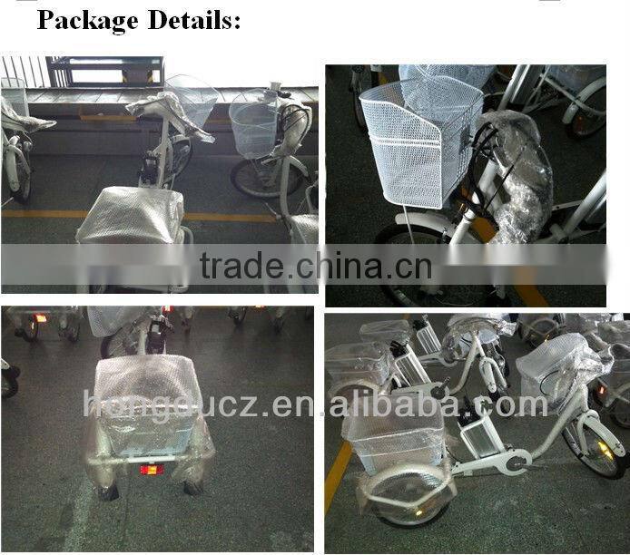 Adults three/3 wheel electric bicycle for old people