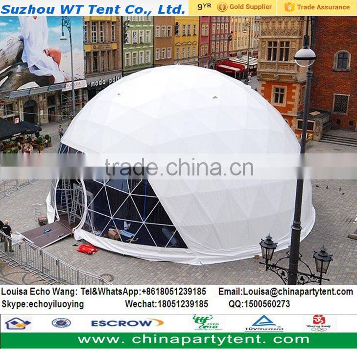 2016 Outdoor cheap price geodesic dome marquee tent for events