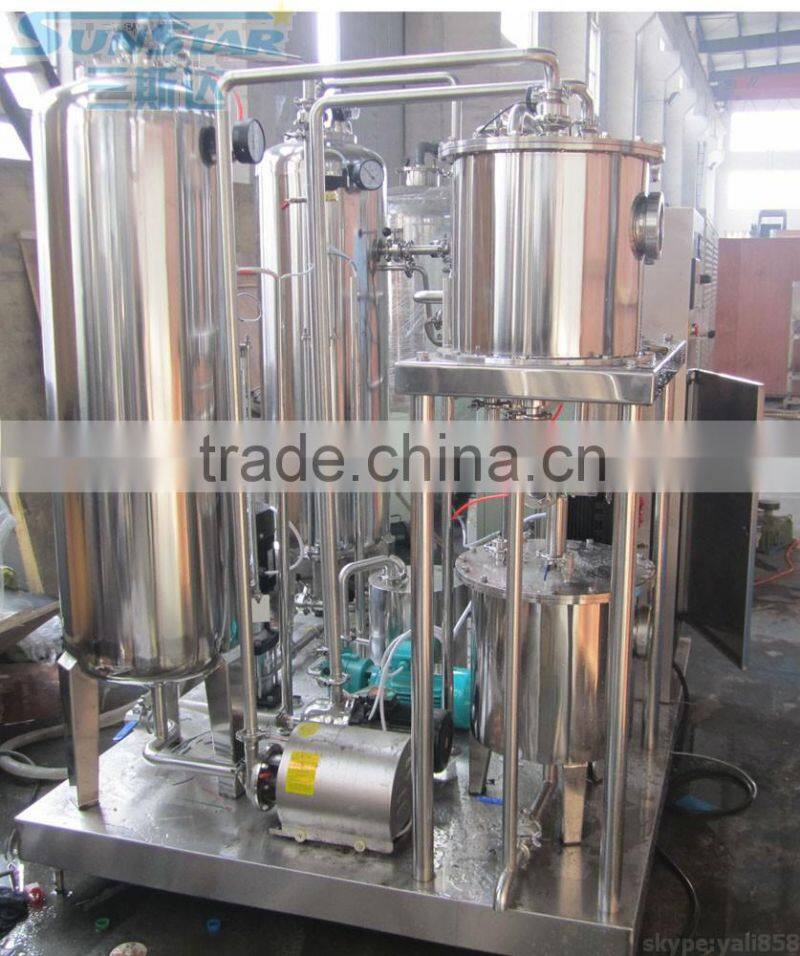 Automatic Carbonated Soft Drink Making Machine Carbonating Machine for coco cola