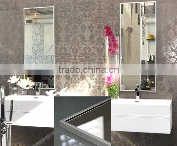 Mirror plant with LED bathroom mirrors