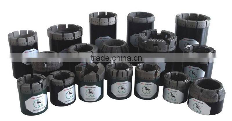High Speed Concrete Core Drill Bits , BWL NWL HWL PWL Diamond Core Hole Drill Bits