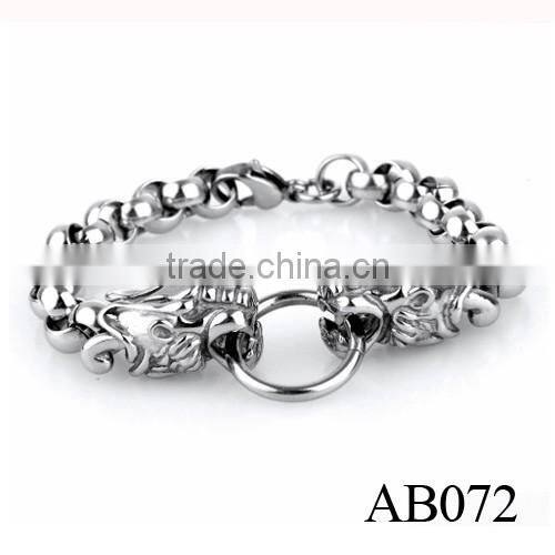 Cheap Wholesale Make Your Own Fashion Men's Stainless Steel Bracelet For Couples