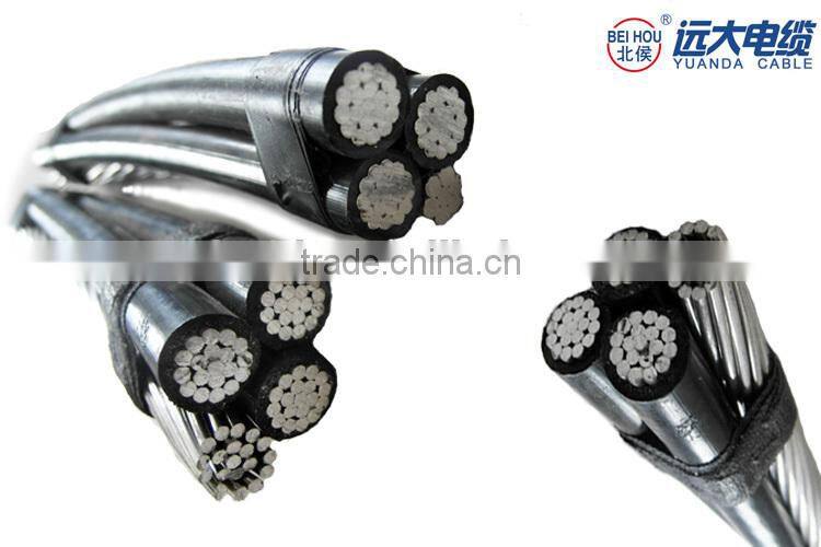 1kv Duplex Triplex Quadruplex Service Drop Aerial Bundle Cable ABC Power Cable for Overhead Line