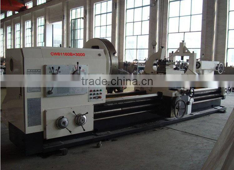 heavy duty lathe CW61160B engine lathe and lathe to metal with ISO