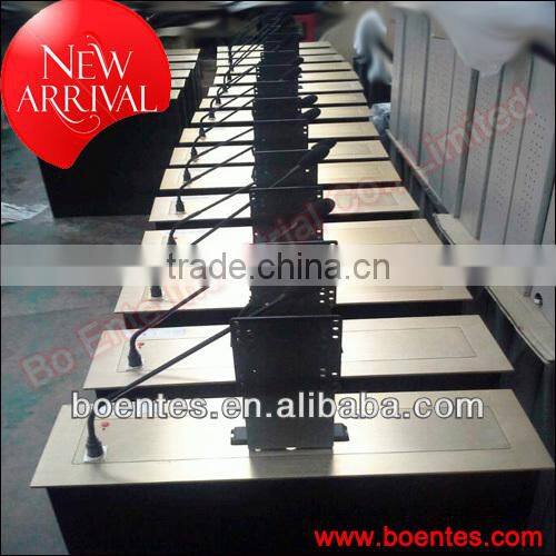 Brushed Aluminum Pop Up Desktop Monitor Lift/Motorized LCD Monitor Lift