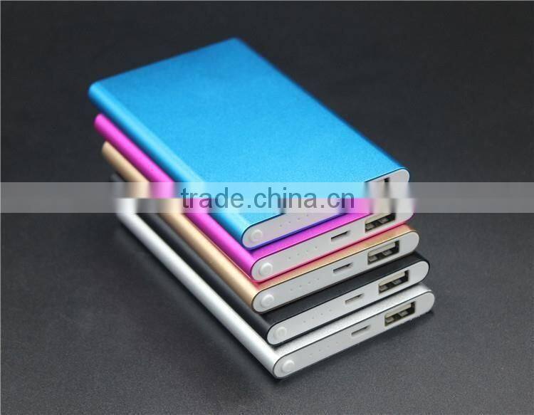 Power bank 10000mah Lipolymer battery Dual usb High quality Large capacity aluminium Fashion powerbank hot sale