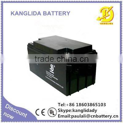 12V65AH storage lead acid battery for solar UPS