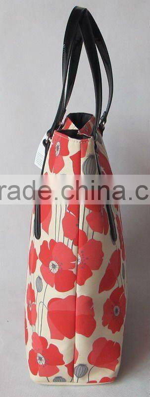New Flower printed 300D fashion tote bag