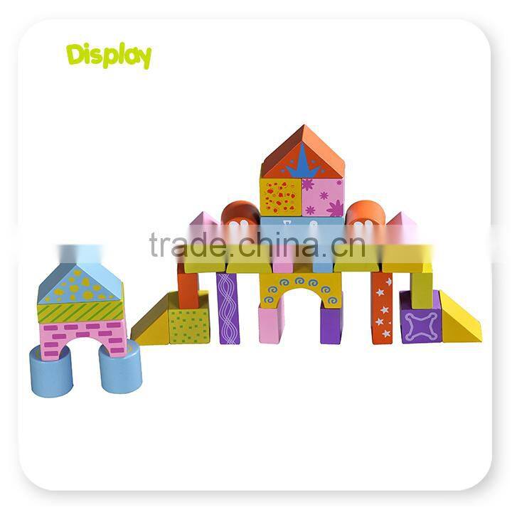Girl Play Toy Wholesale Wood Blocks