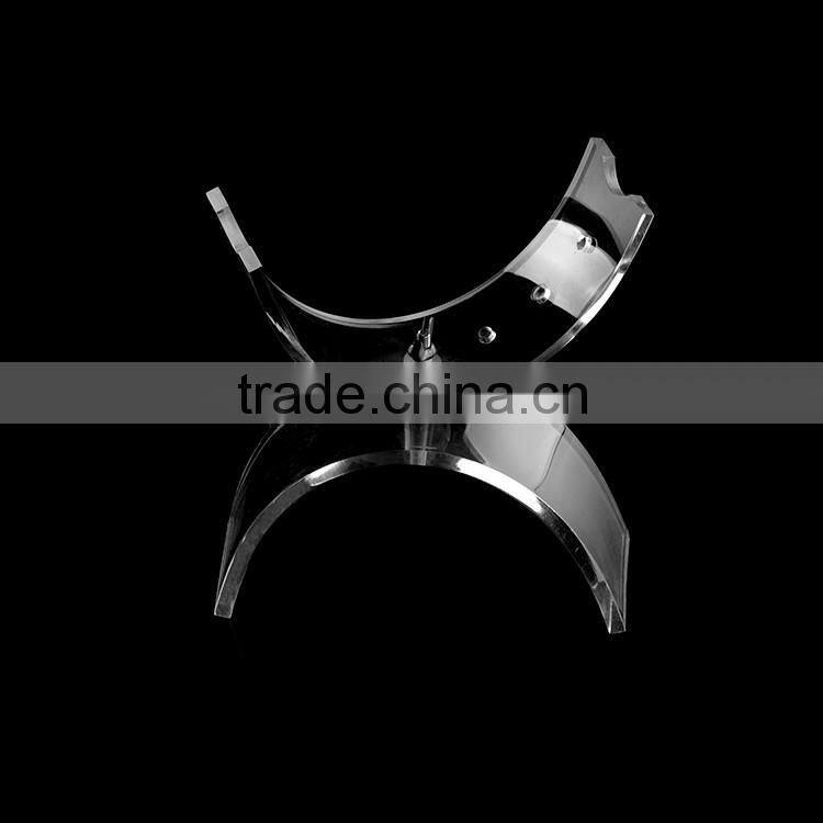 Adjustable angle acrylic display rack ,shoes holder ,acrylic high-heeled shoes