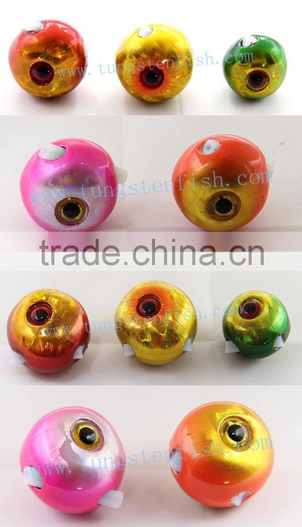 Tungsten jig head, tungsten fishing weights, fishing products
