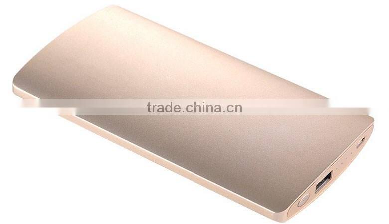 2016 Aluminum Comfortable Handle Excellent Design 6000mAh Power Bank Housing