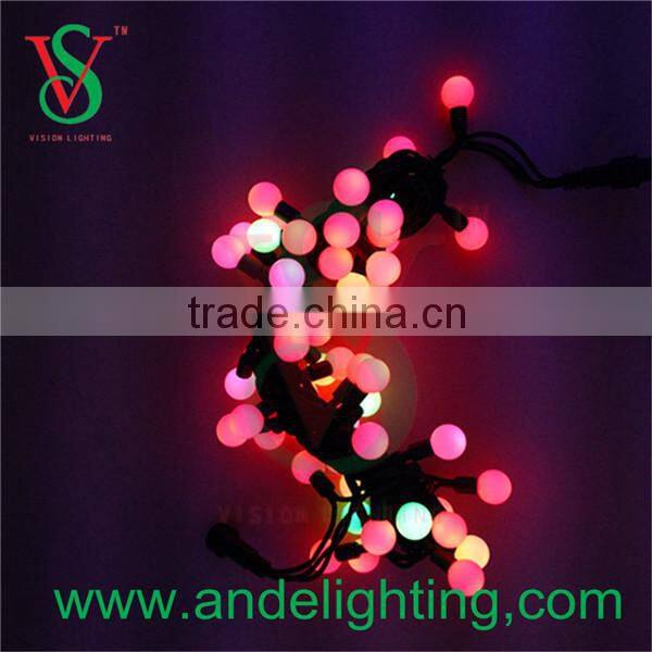 23mm outdoor waterproof round ball Christmas LED string light