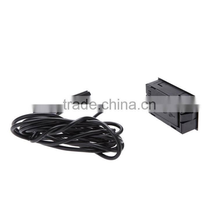 Fast response mini digital lcd thermometer hygrometer with cable