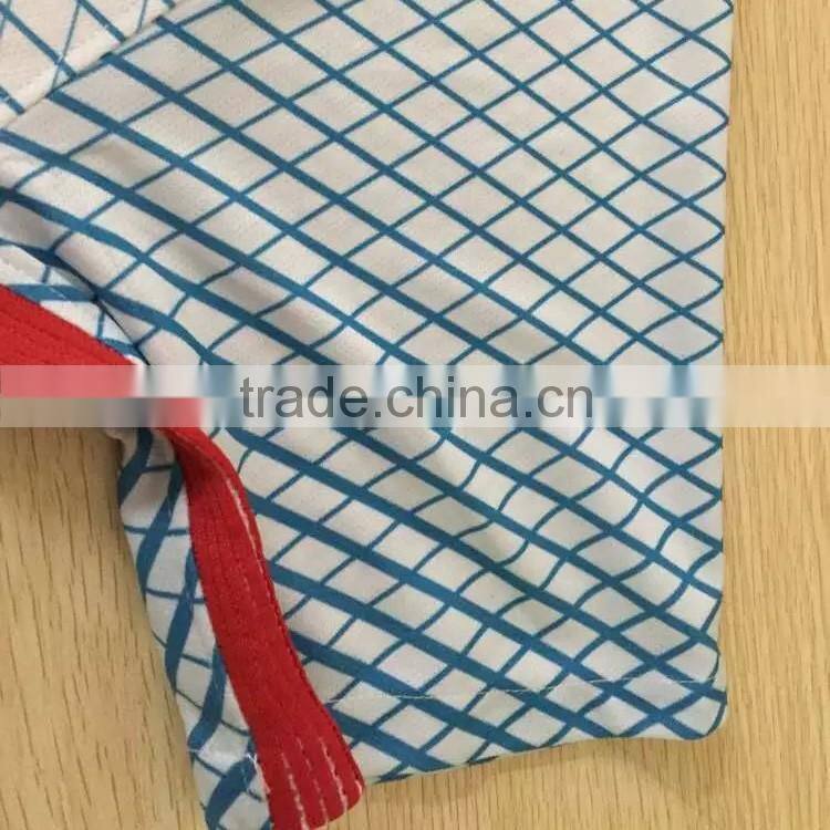 High quality new design striped soccer jerseys net soccer wear top quality