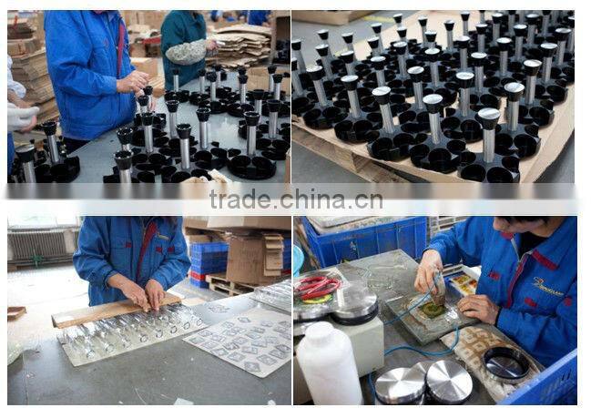 SINOGLASS 4 pcs glass storage canister jar set with TUSCAN VILLA decal