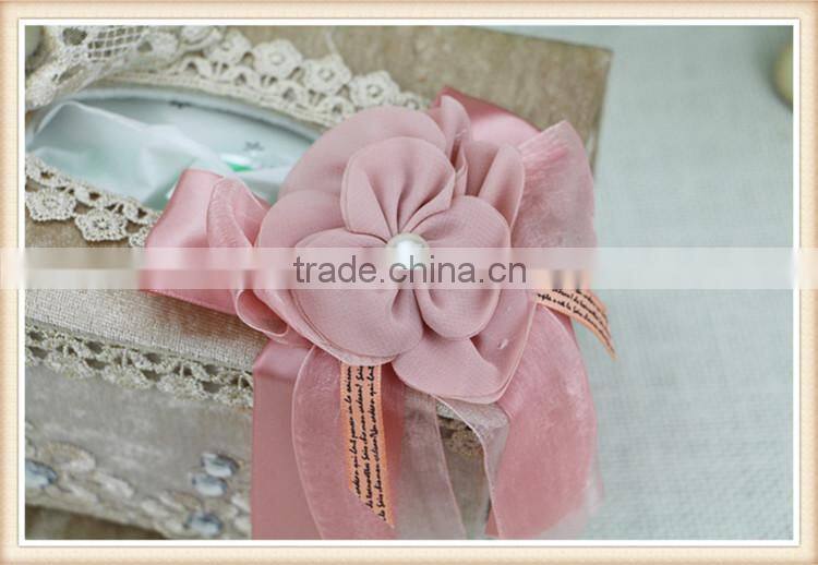 Beautiful velvet box tissue