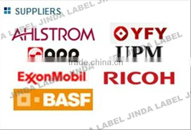 Removeable pp label sticker for wet tissue label